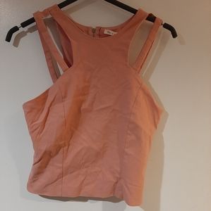 NWOT Pink crop top